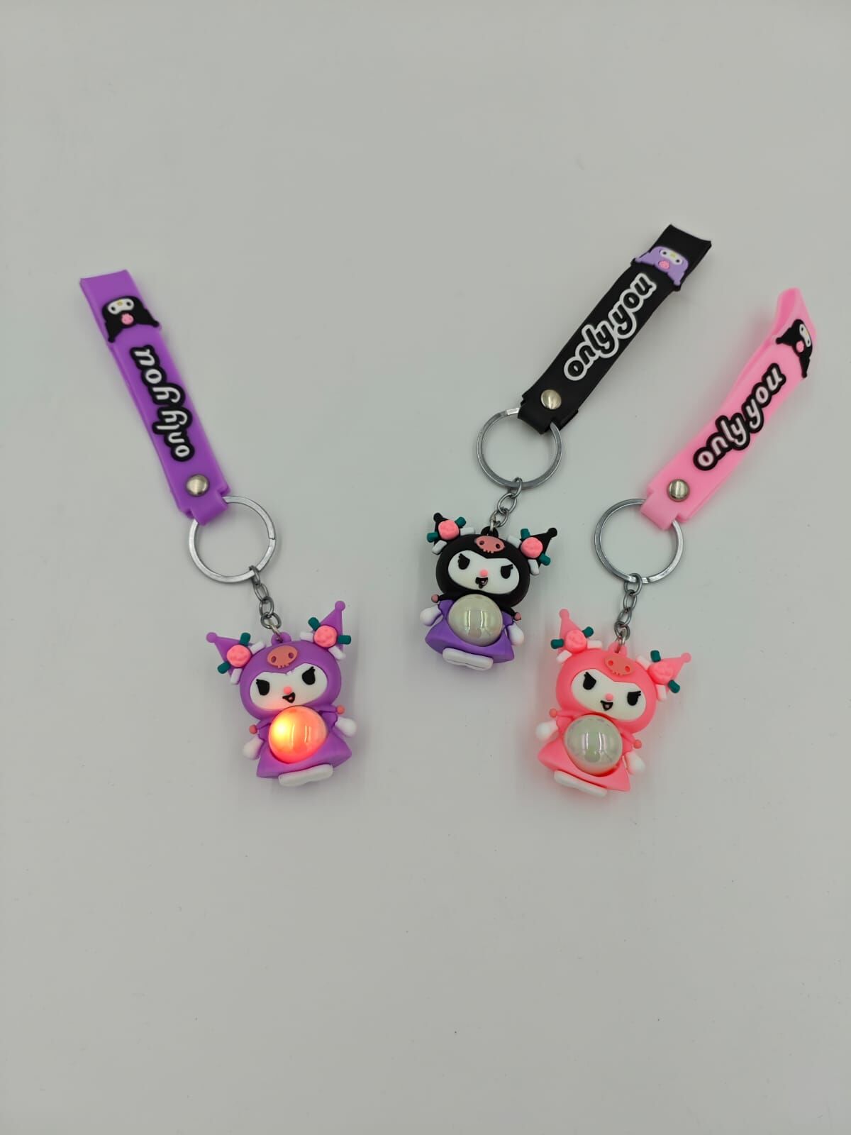 Işıklı Silikon Anahtarlık 12li (Adet:27.5TL)