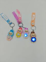 Işıklı Silikon Anahtarlık 12li (Adet:27.5TL)