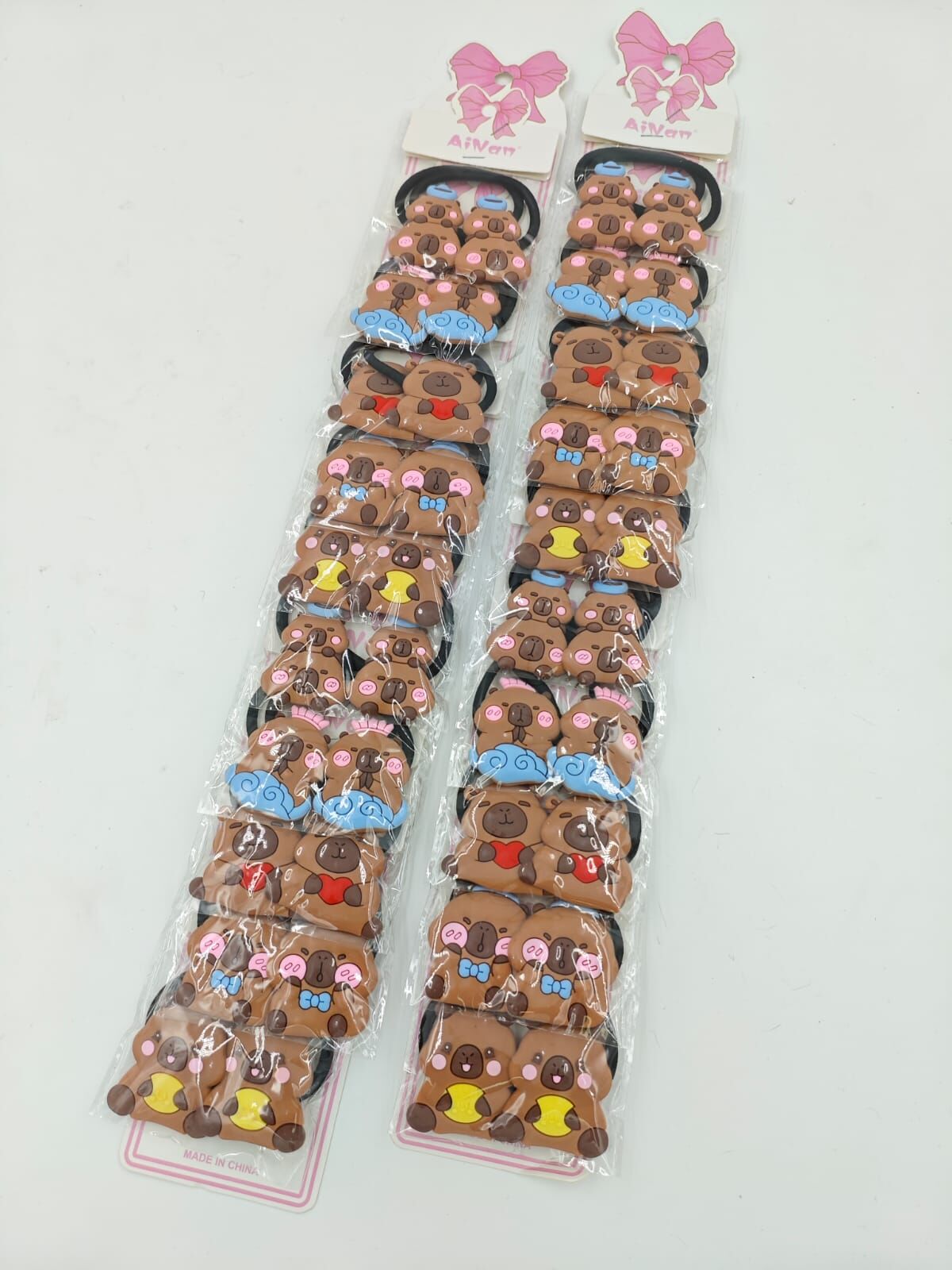 Figürlü Lastik Toka 10Çift