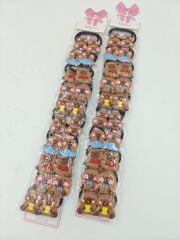 Figürlü Lastik Toka 10Çift