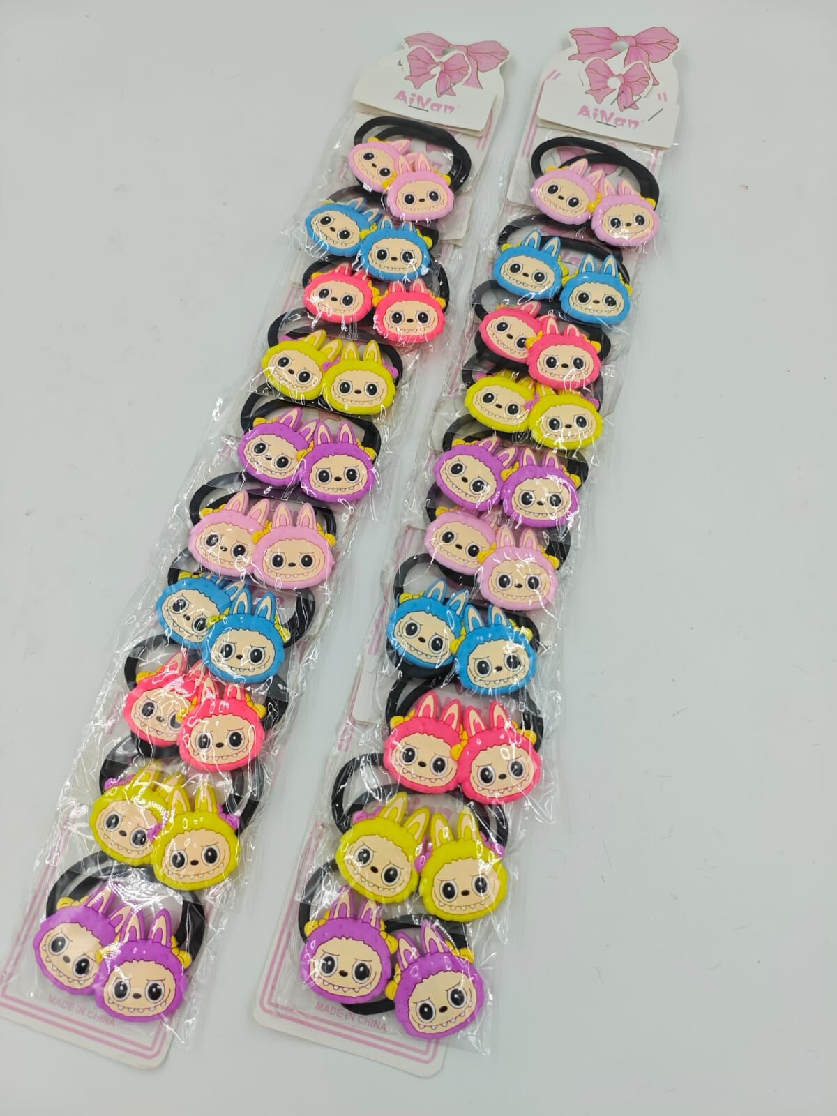 Figürlü Lastik Toka 10Çift