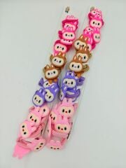 Figürlü Lastik Toka 10Çift