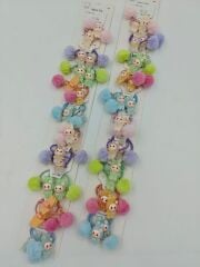 Figürlü Lastik Toka 10Çift