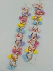 Figürlü Lastik Toka 10Çift