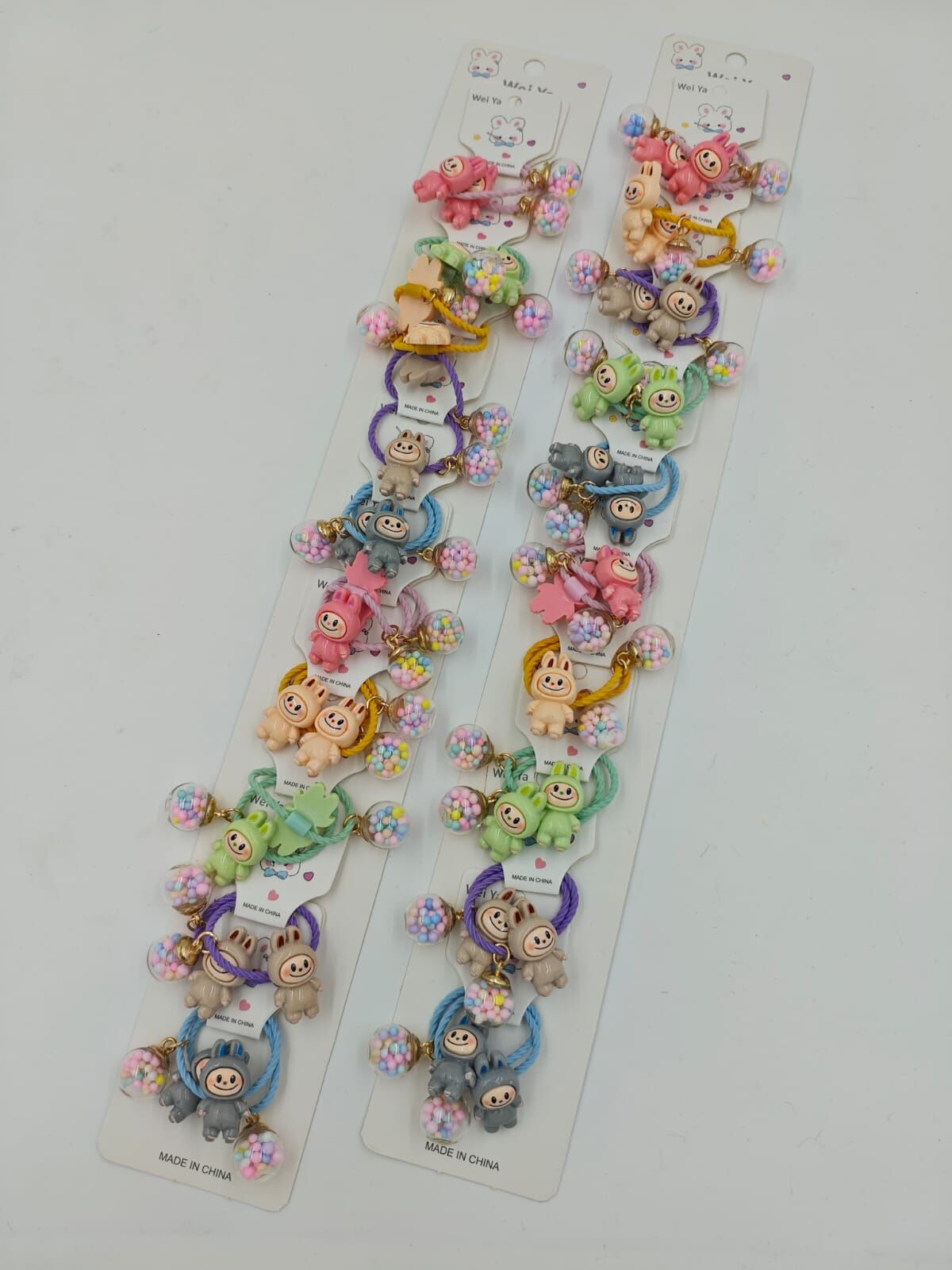 Figürlü Lastik Toka 10Çift