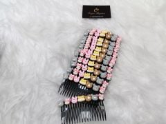 Figürlü Tarak Toka 12li (Adet:25TL)