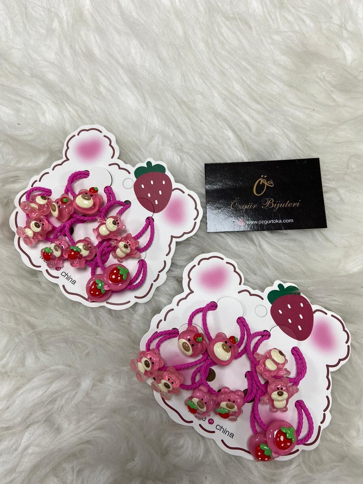 Figürlü Lastik Toka 2Kart 10Çift (Kart:65TL)