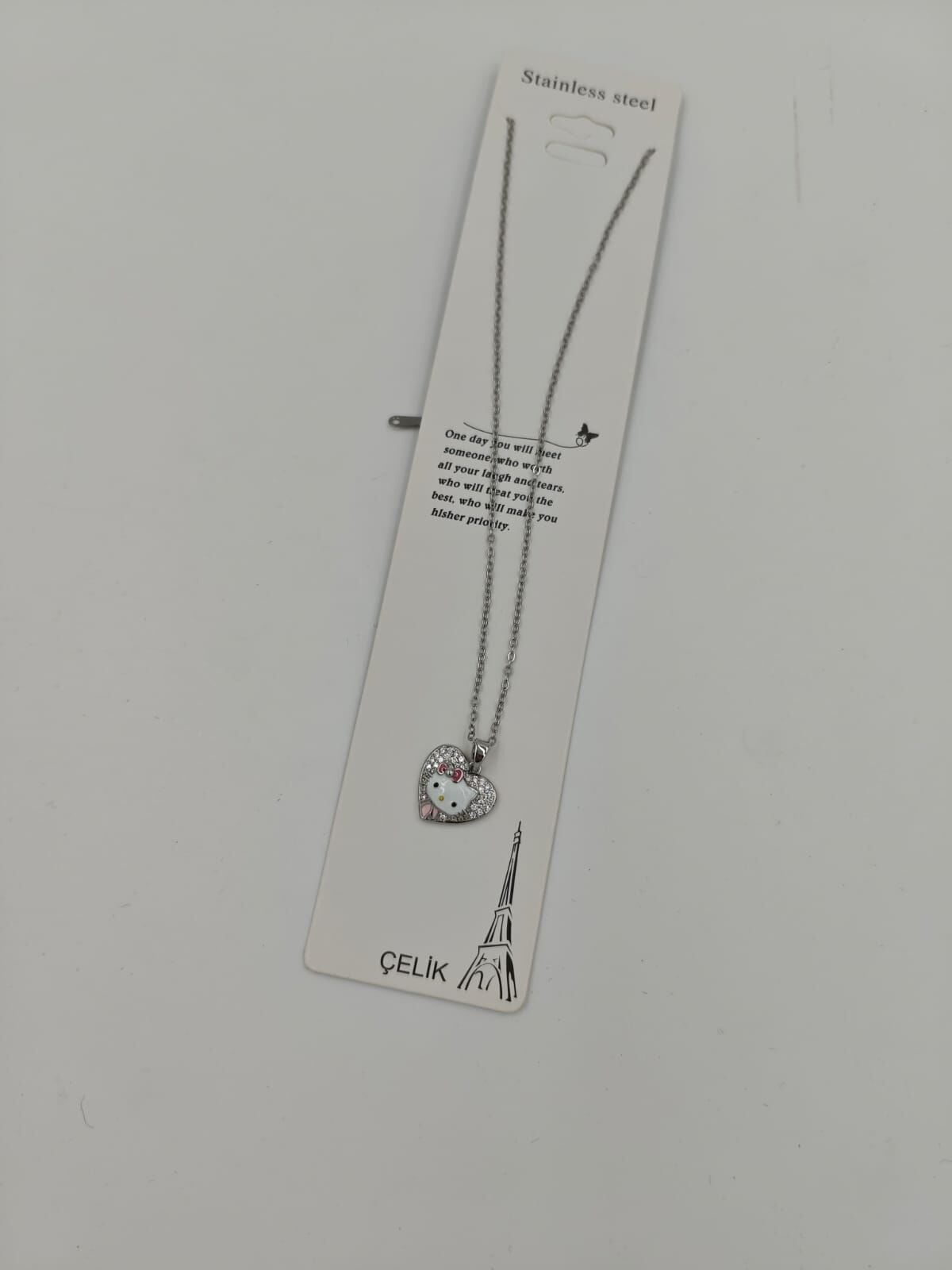 Çelik Kolye 12li (Adet:50TL)