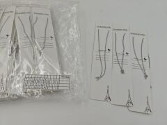 Taşlı Çelik Harf Kolye 36lı (Adet:50TL)