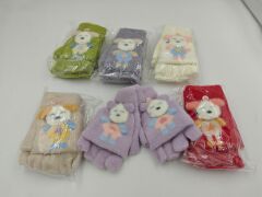 Peluş Eldiven 12li (Adet:125TL) (7-10 Yaş)