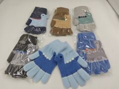 Peluş Eldiven 12li (Adet:125TL) (7-10 Yaş)