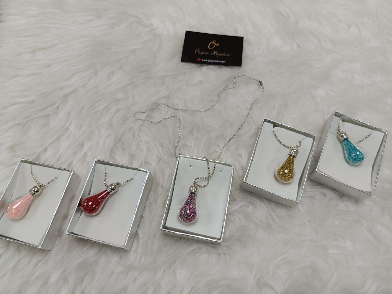 Epoksi Kolye 12li (Adet:35TL)