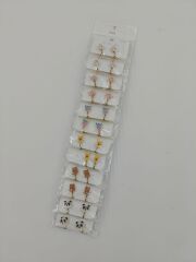 Sıkıştırma Çocuk Küpesi 12Çift (Çift:35TL)