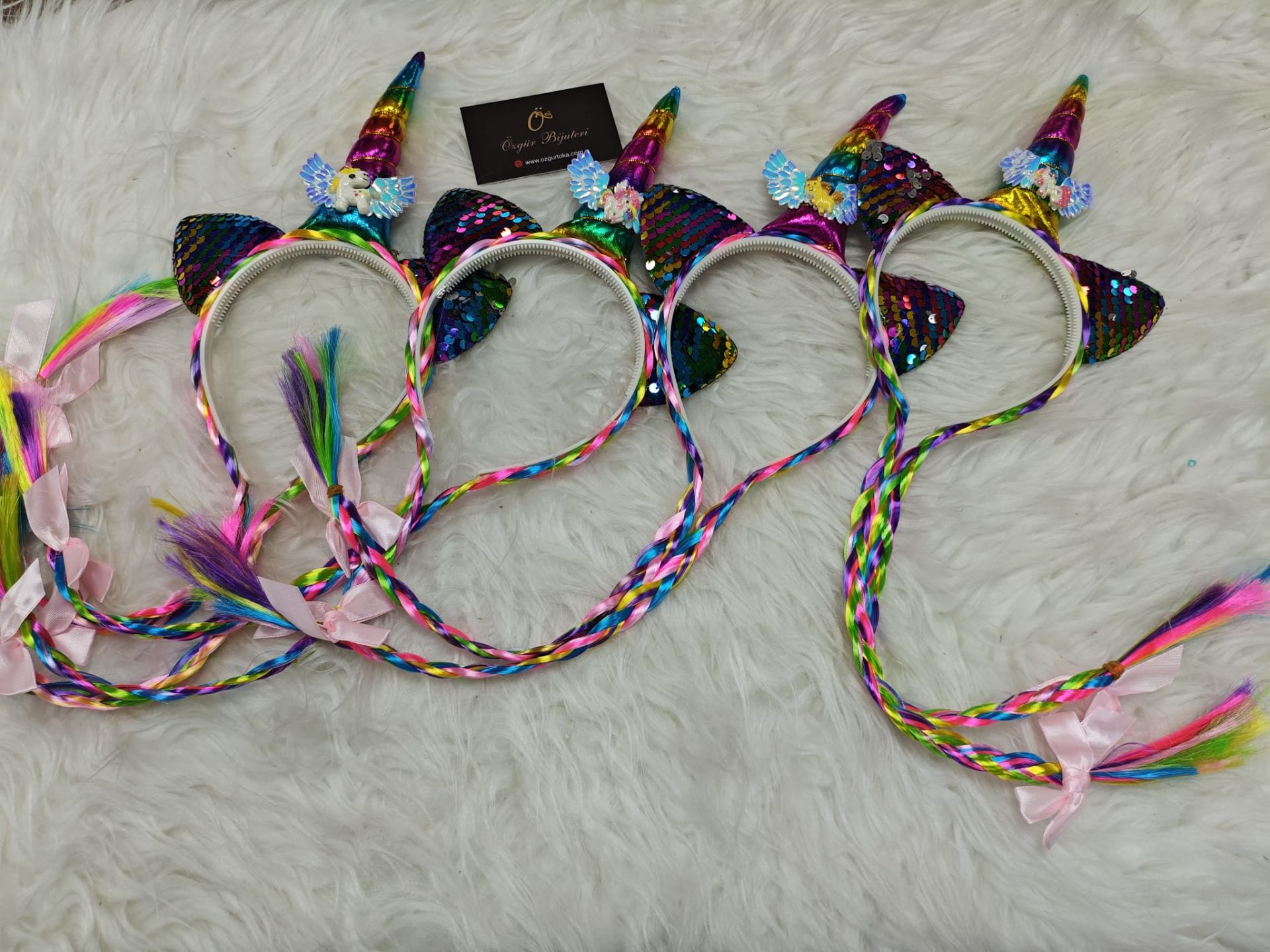 Unicorn Saç Taç 12li (Adet:50TL)