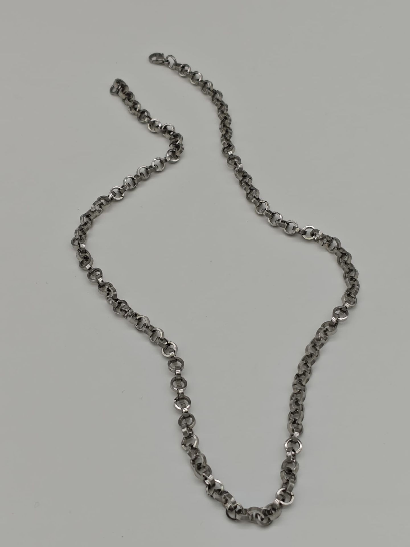 Çelik Erkek Kolye 12li (Adet:40TL)55CM