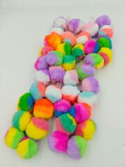 Figürlü Lastik Toka 10Çift