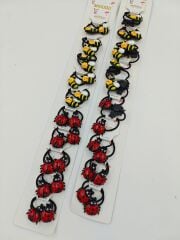 Figürlü Lastik Toka 10Çift