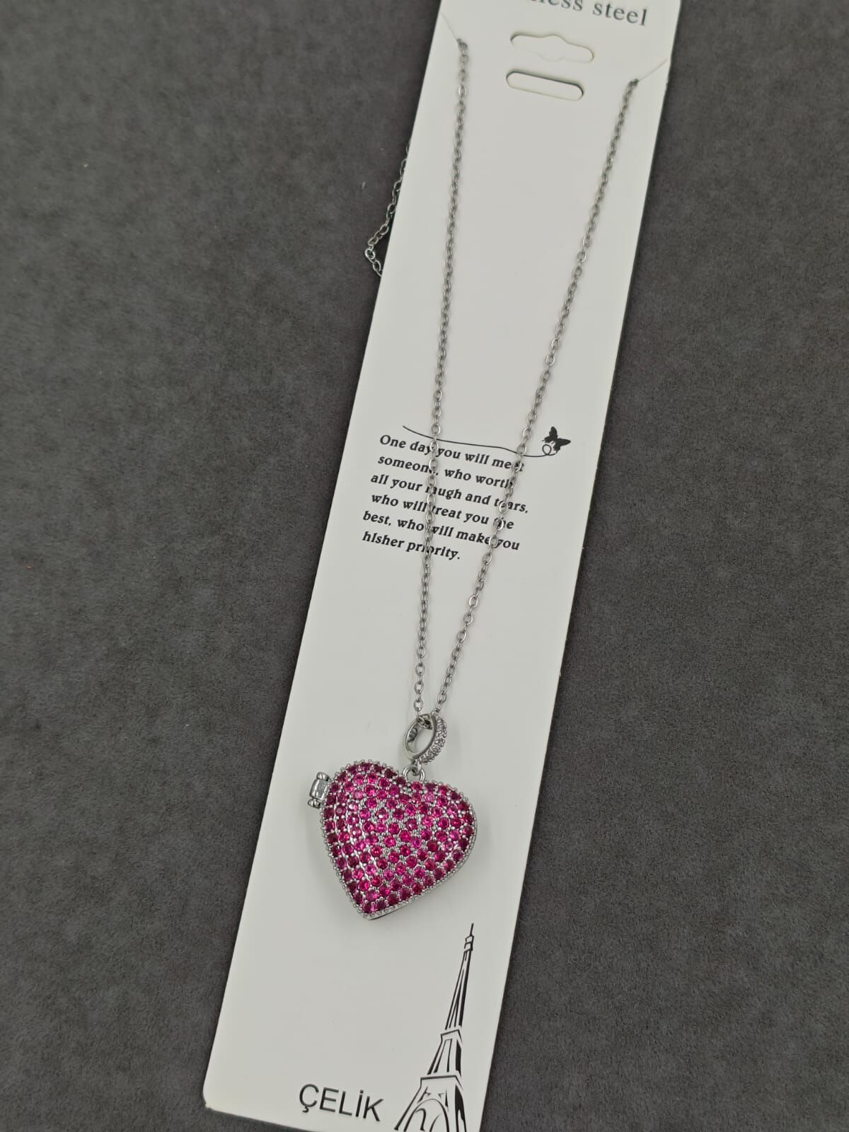 Çelik Kolye 12li (Adet:50TL)