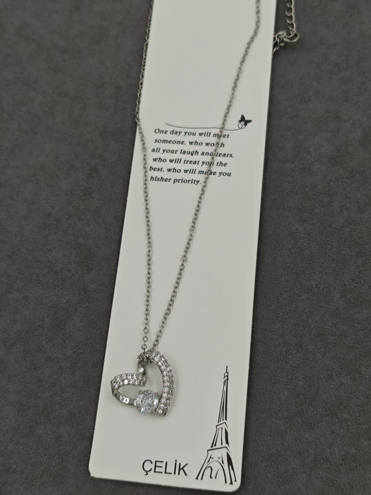 Çelik Kolye 12li (Adet:50TL)