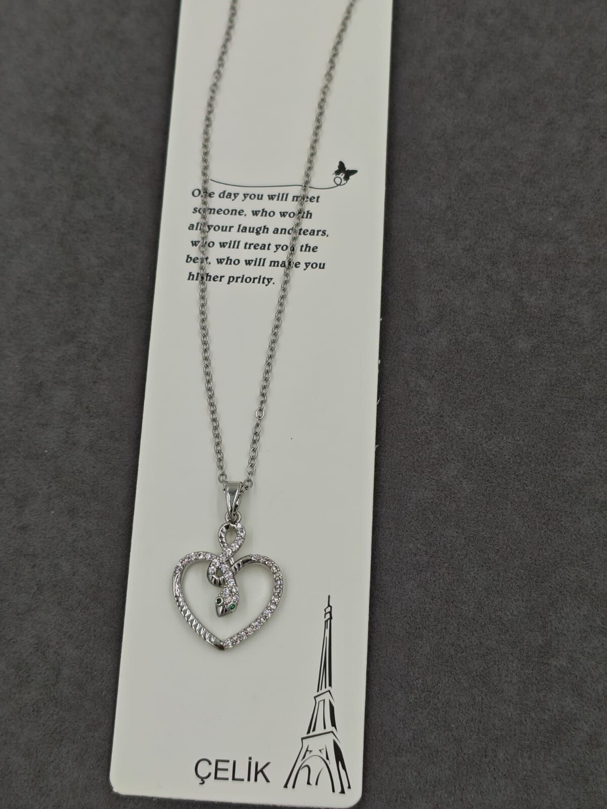 Çelik Kolye 12li (Adet:50TL)