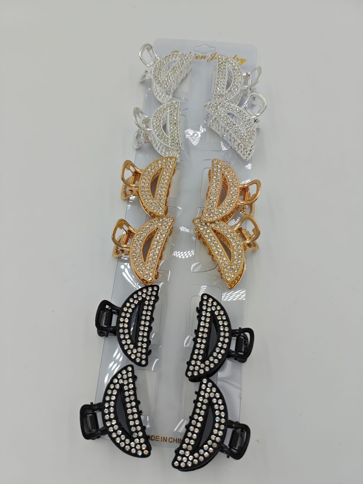 Taşlı Metal Mandal Toka 12li (Adet:25TL)