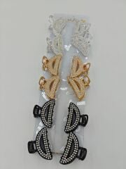 Taşlı Metal Mandal Toka 12li (Adet:25TL)