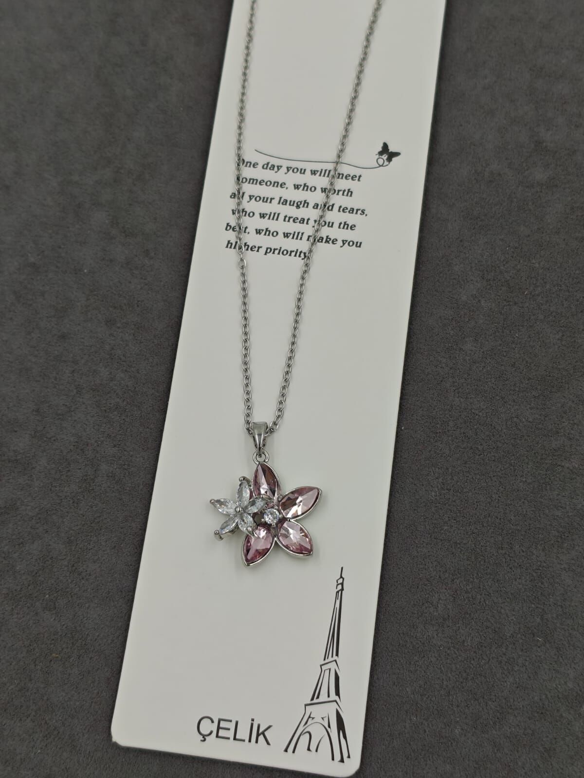 Çelik Kolye 12li (Adet:50TL)