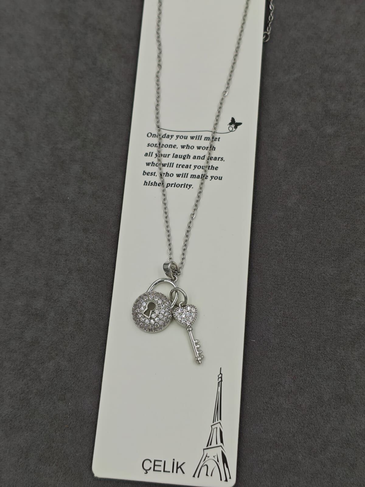 Çelik Kolye 12li (Adet:50TL)