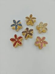 Taşlı Metal Mandal Toka 12li (Adet:50TL) 3CM