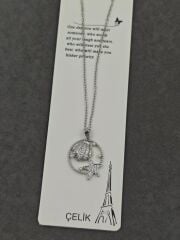 Çelik Kolye 12li (Adet:50TL)