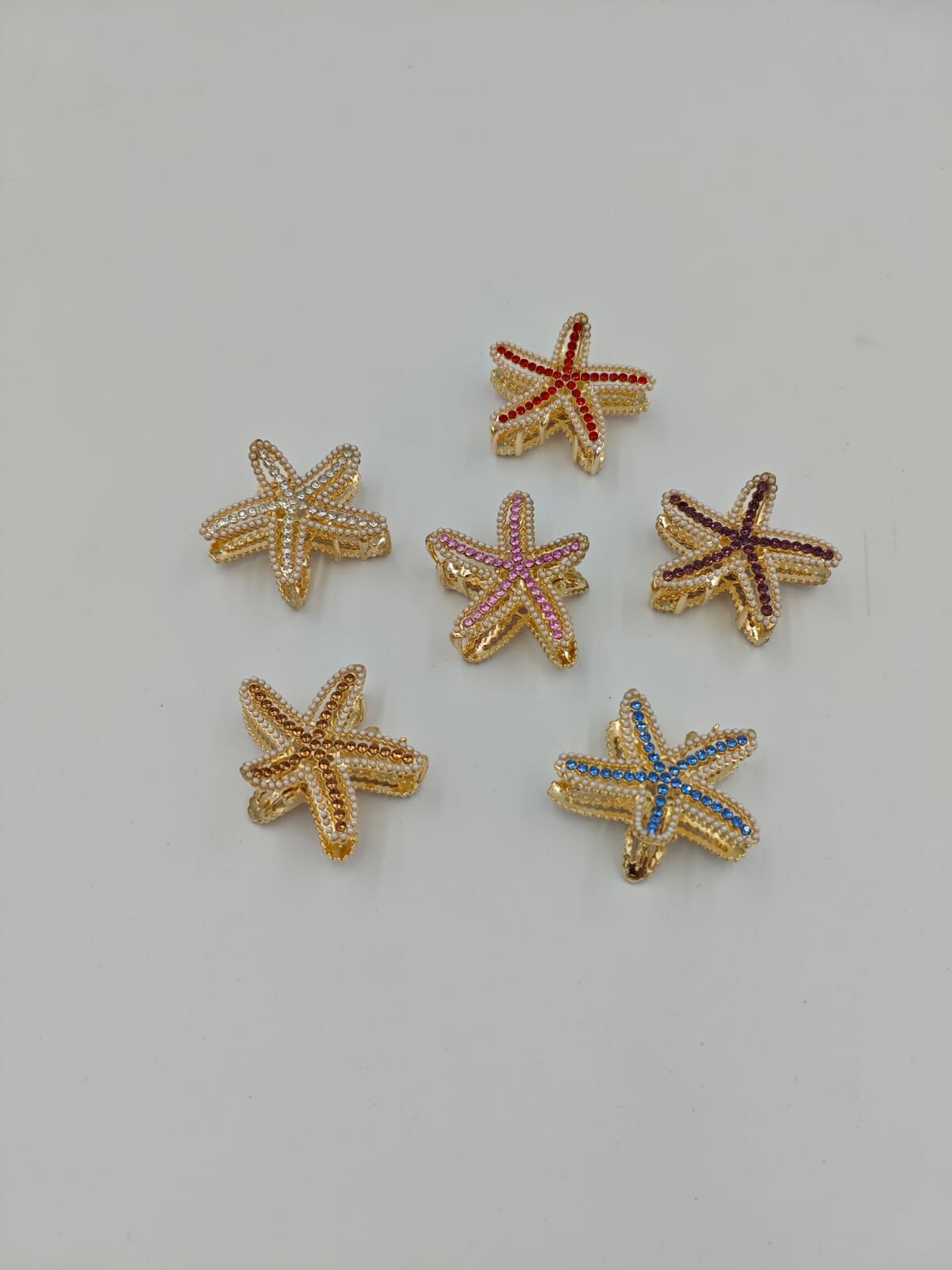 Taşlı Metal Mandal Toka 12li (Adet:50TL) 3CM