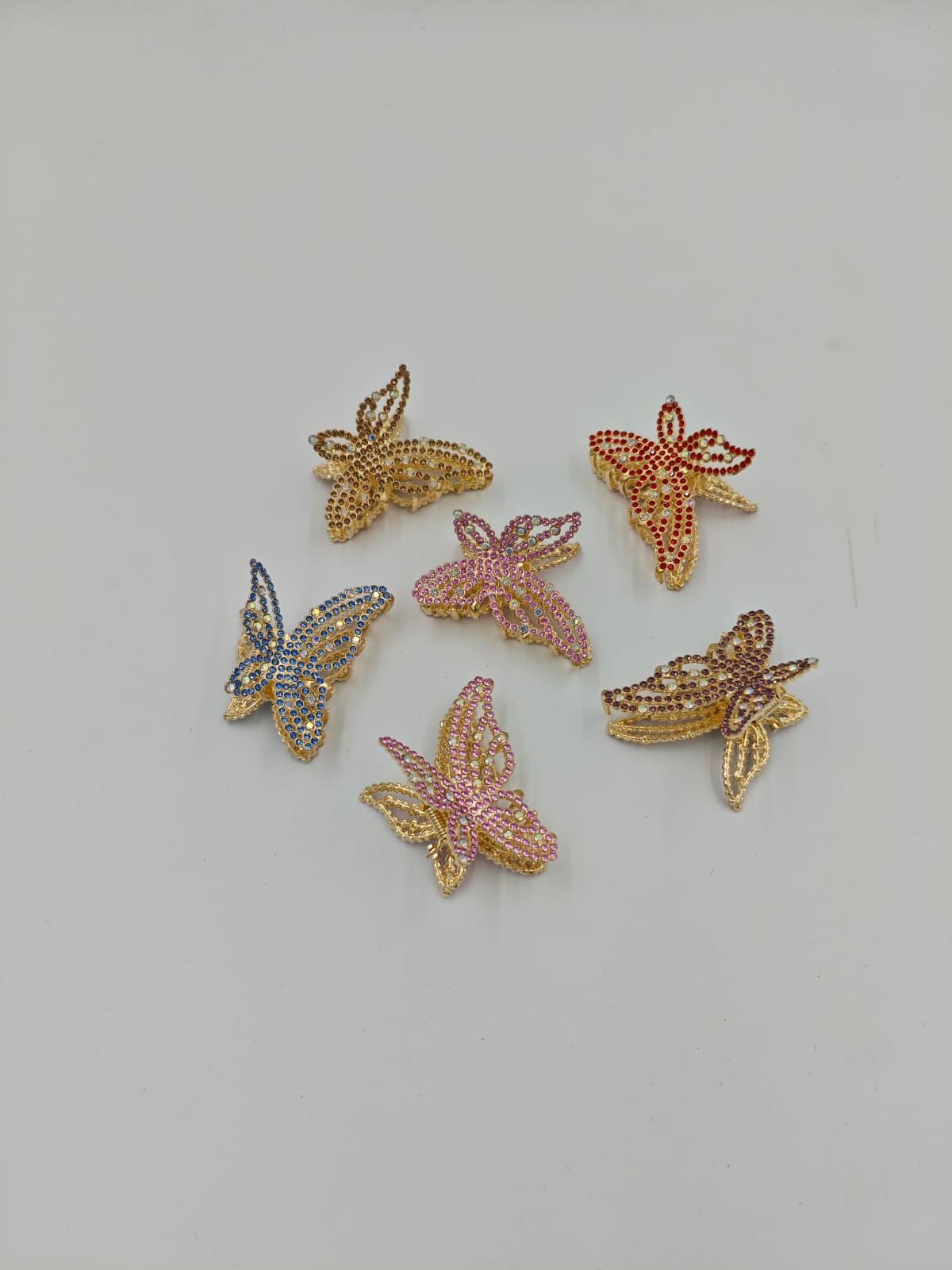Taşlı Metal Mandal Toka 12li (Adet:50TL) 3CM