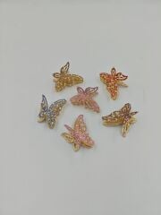 Taşlı Metal Mandal Toka 12li (Adet:50TL) 3CM