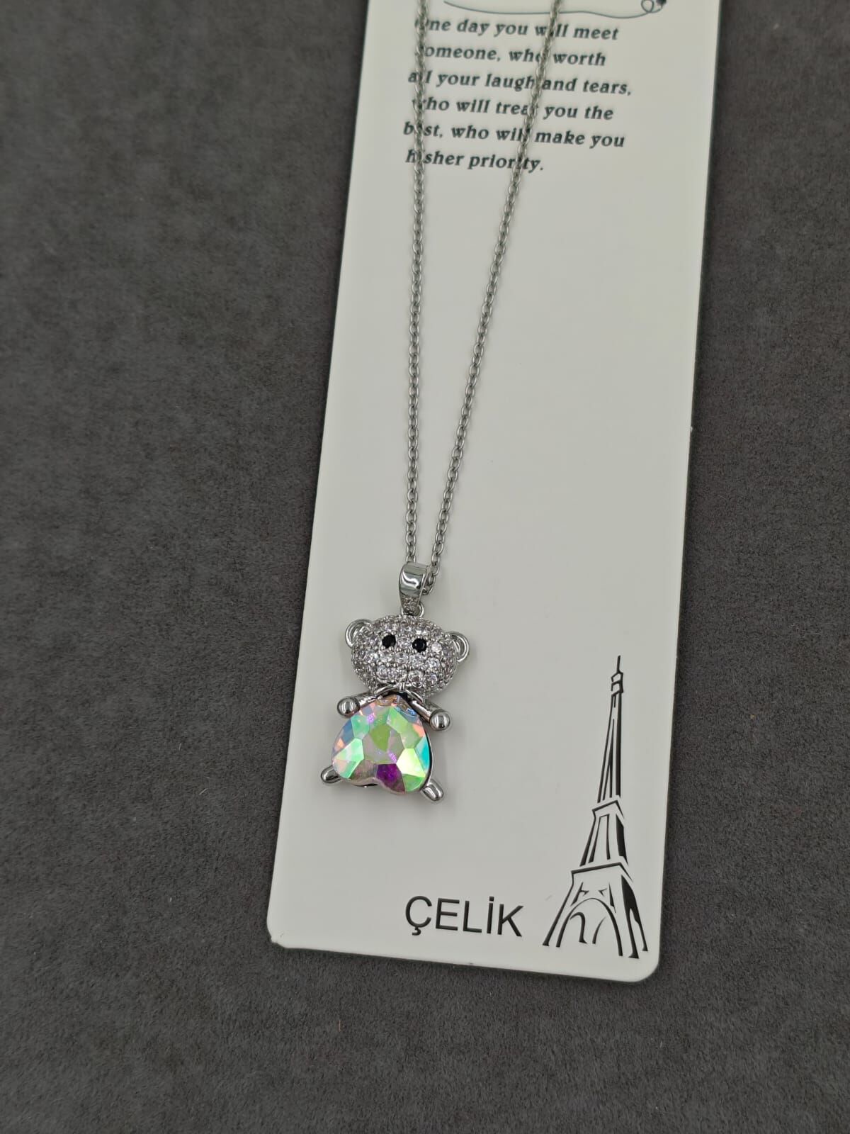 Çelik Kolye 12li (Adet:50TL)