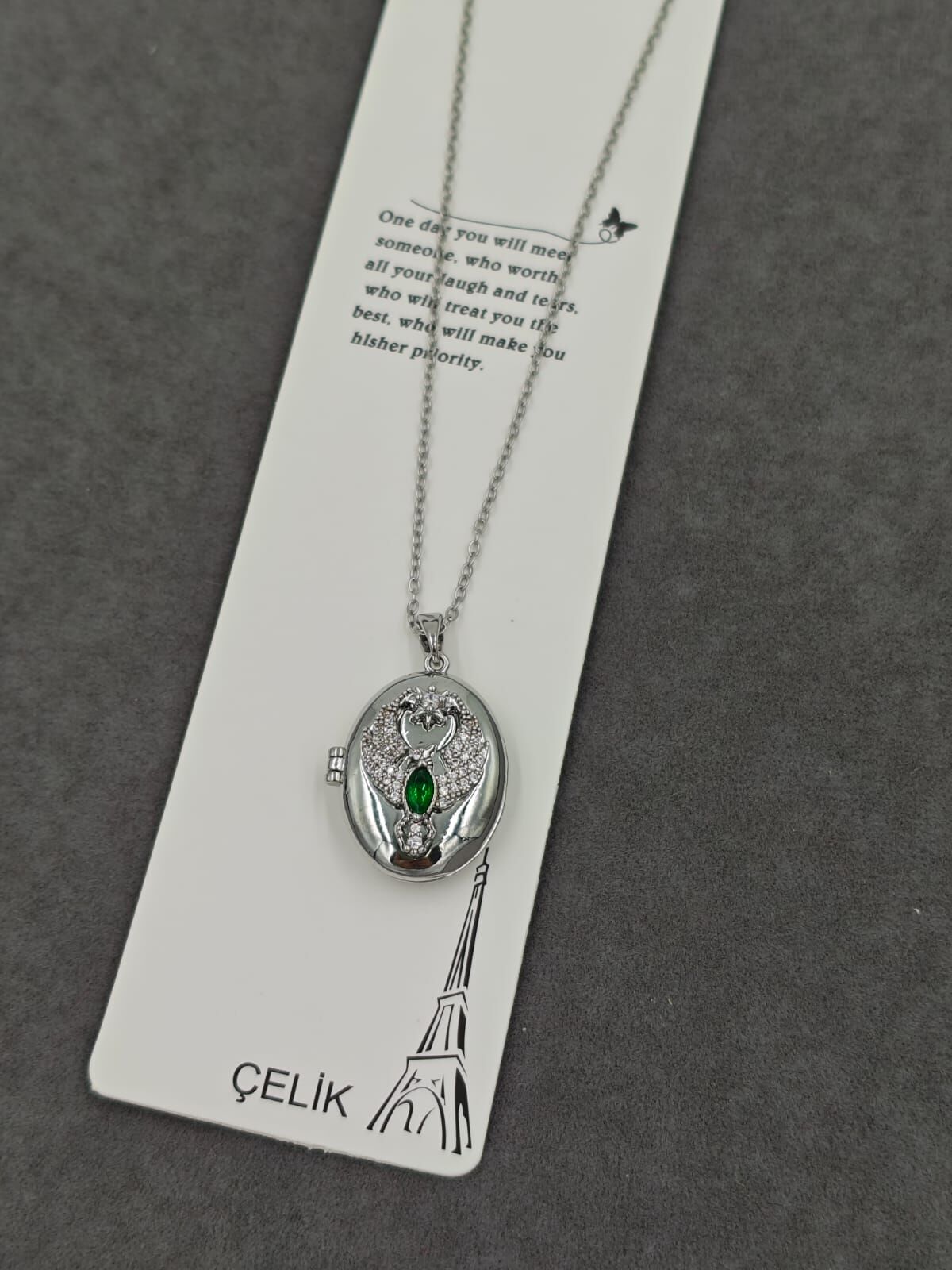 Çelik Kolye 12li (Adet:50TL)