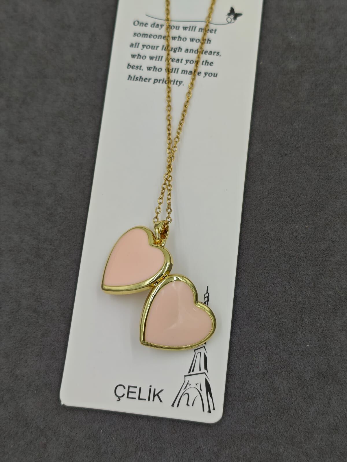 Çelik Kolye 12li (Adet:50TL)