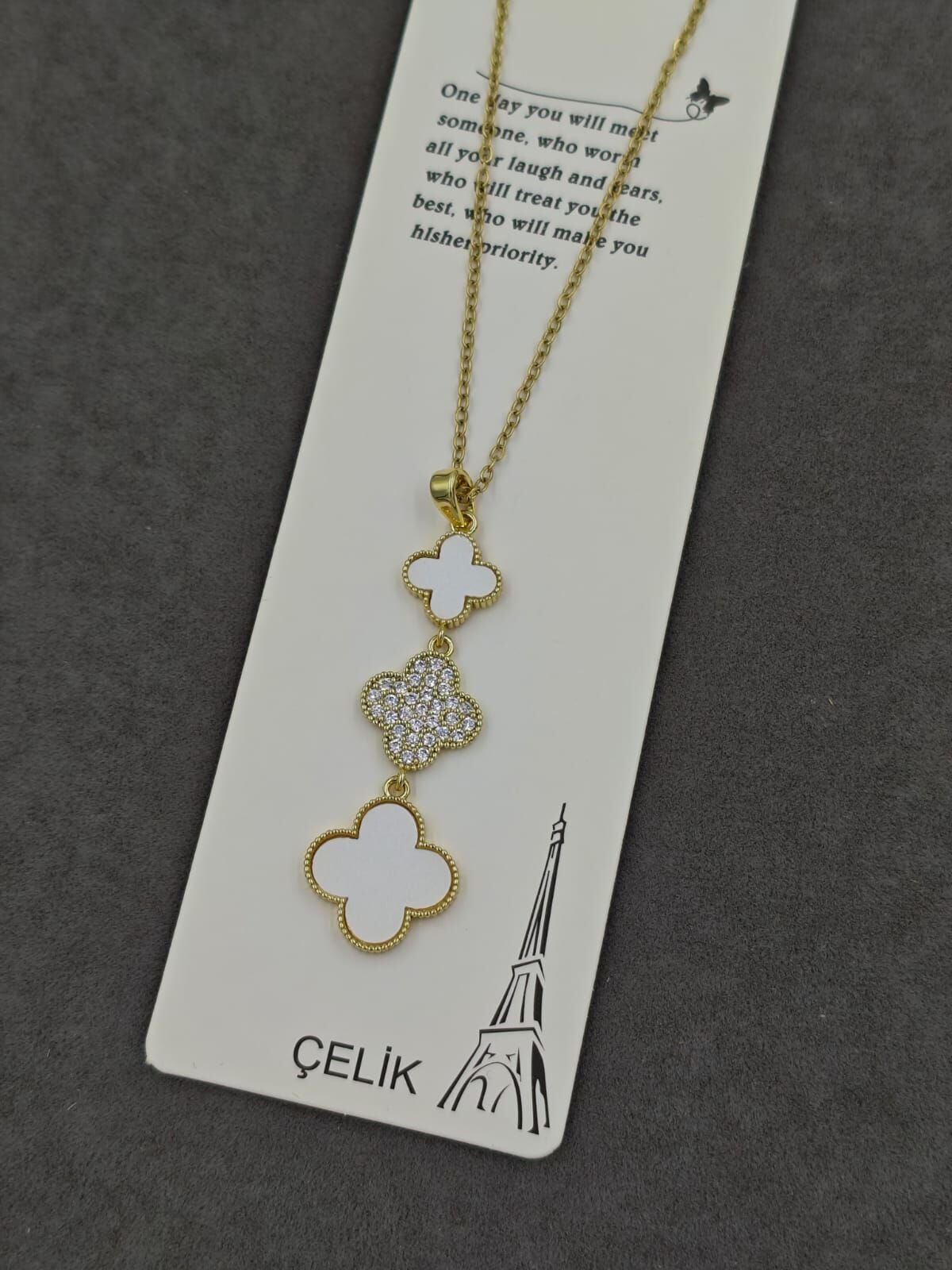 Çelik Kolye 12li (Adet:50TL)
