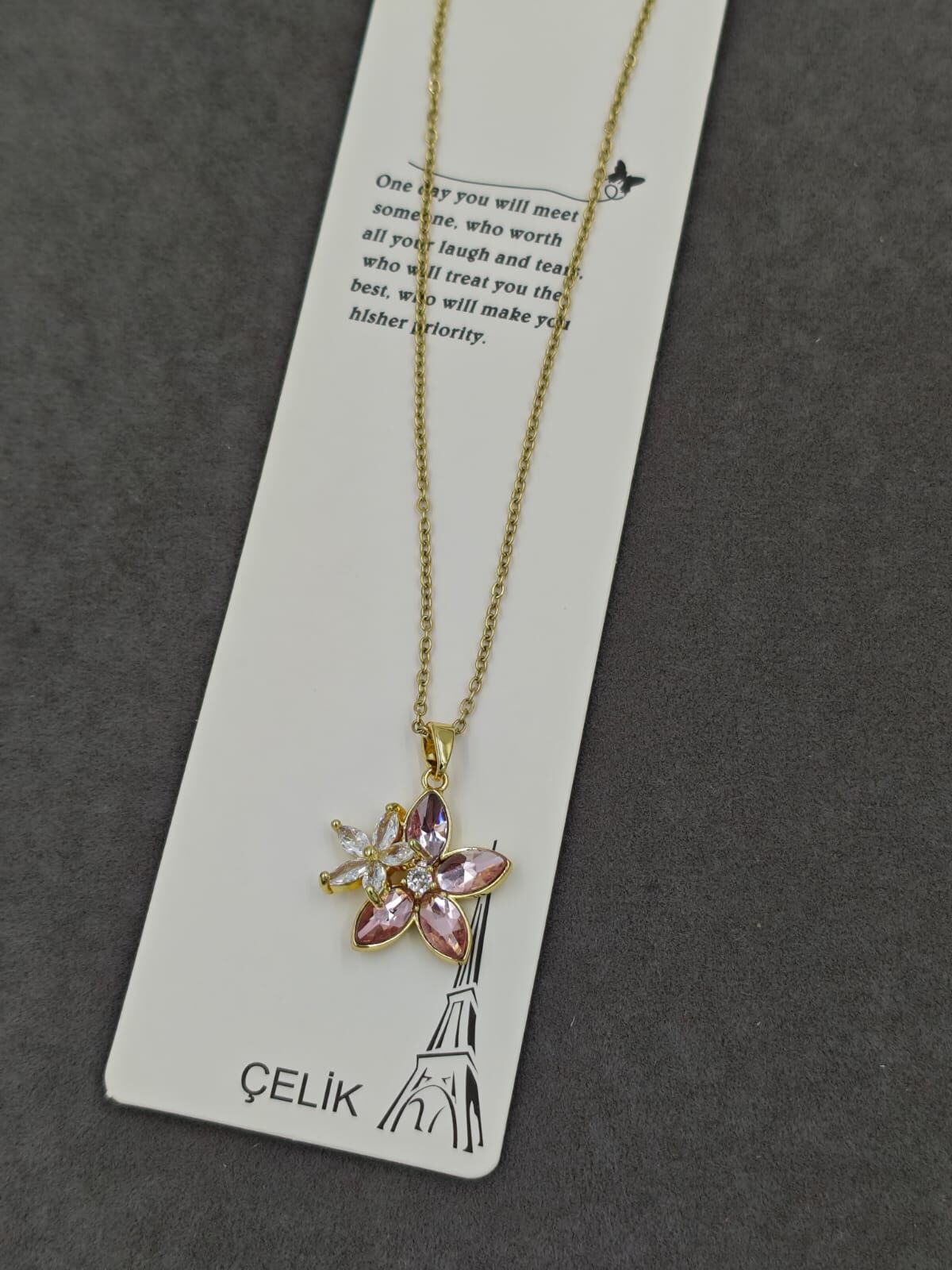 Çelik Kolye 12li (Adet:50TL)