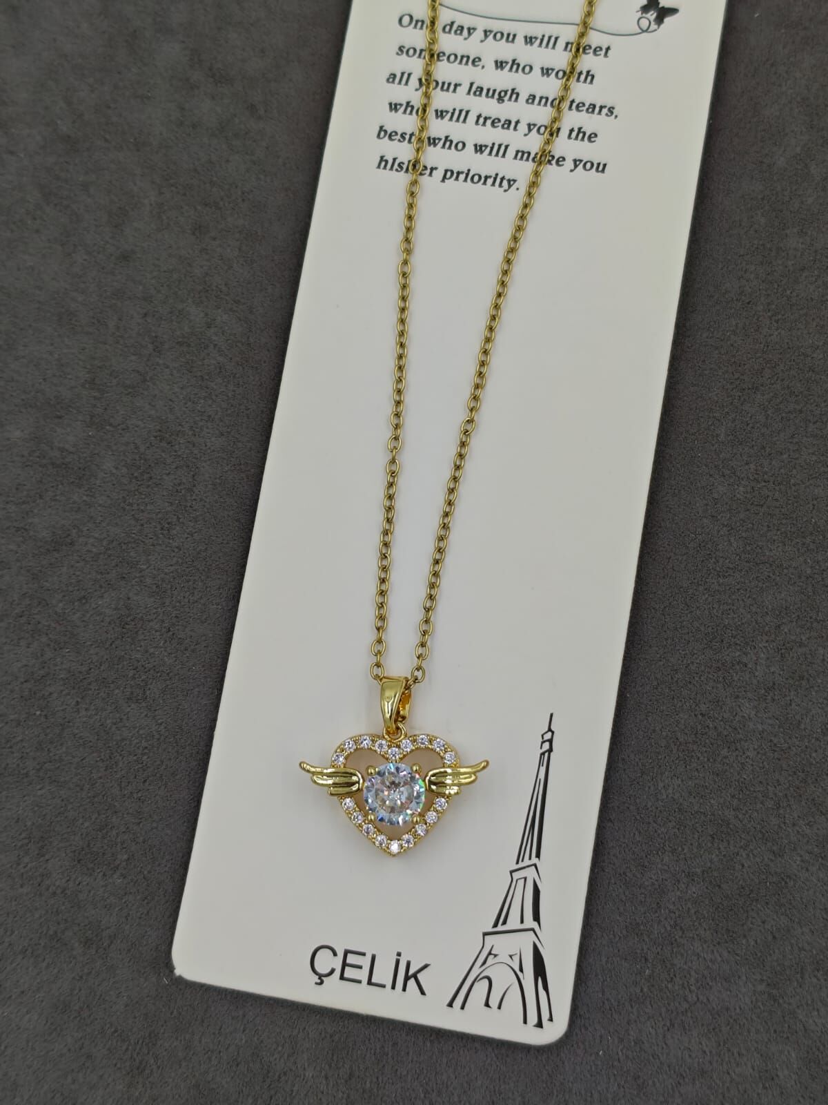 Çelik Kolye 12li (Adet:50TL)