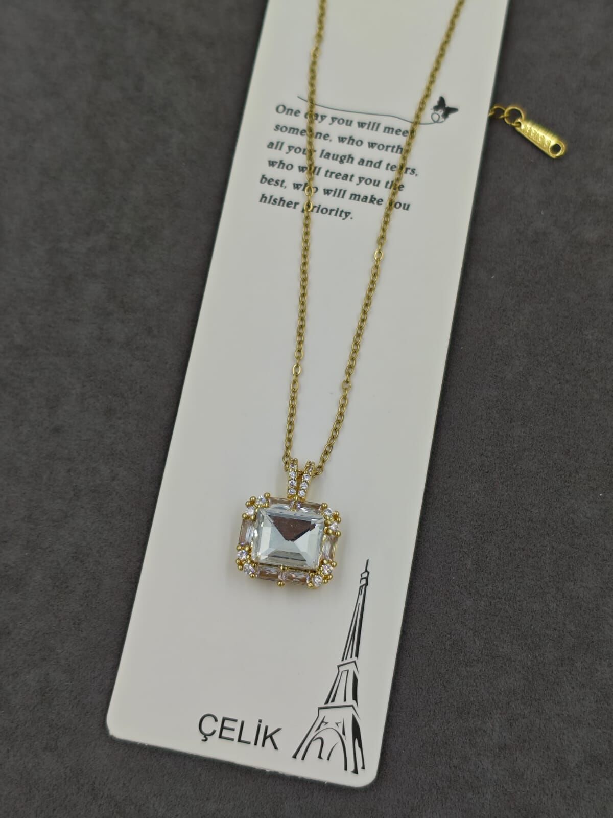 Çelik Kolye 12li (Adet:50TL)