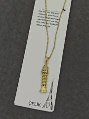 Çelik Kolye 12li (Adet:50TL)