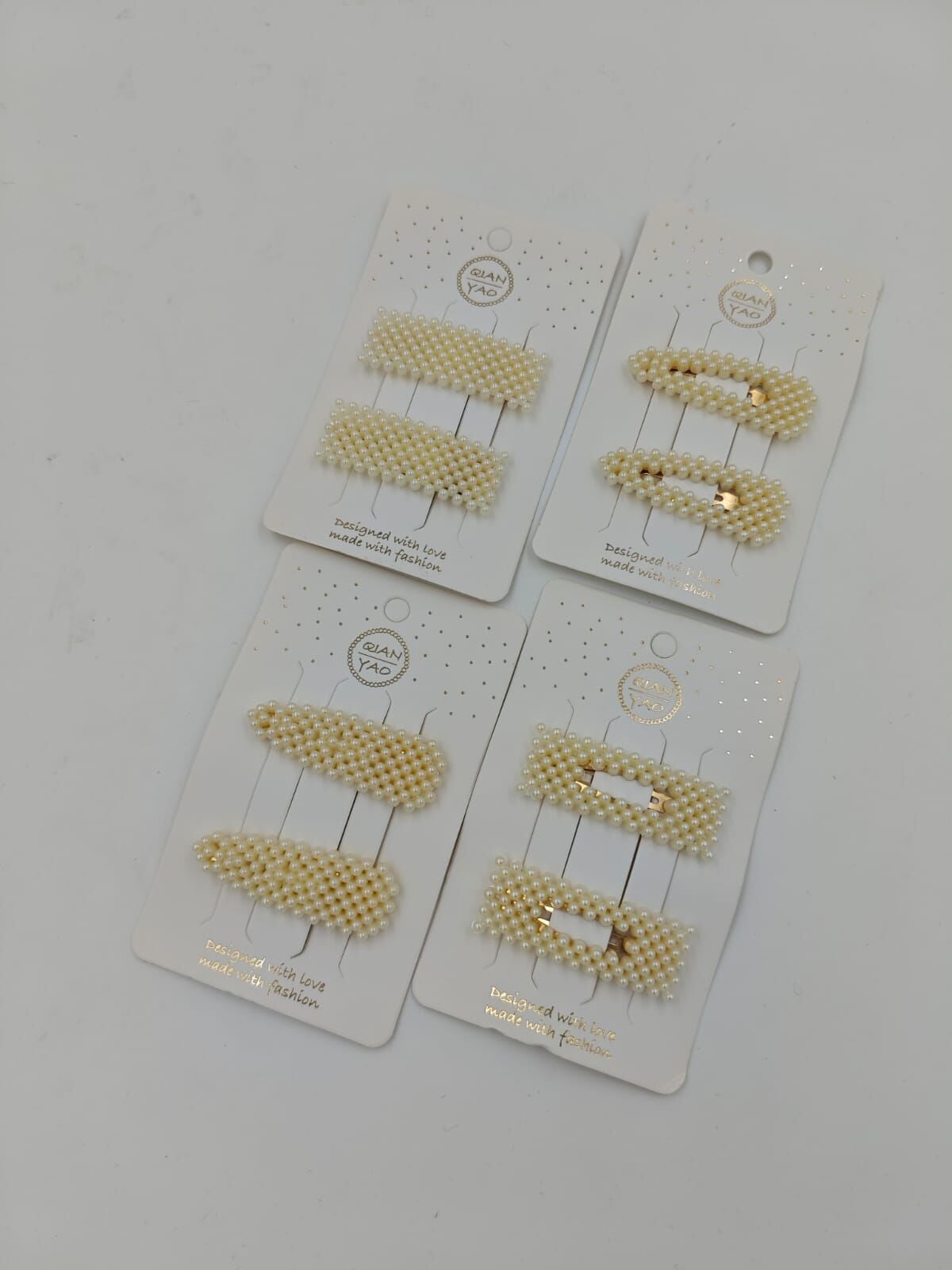 Orta Boy İnci Çıtçıt Toka 12Kart (Kart:10TL)