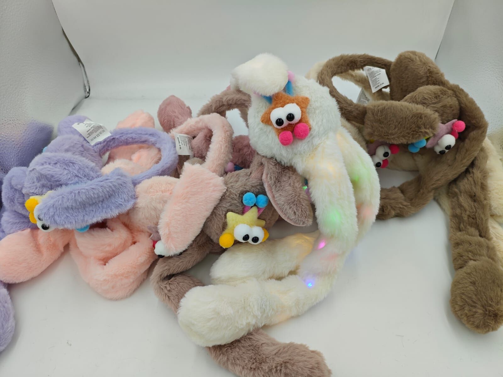 Işıklı Sesli Oynar Kulaklı Kulaklık 12li(Adet:150TL)