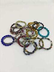 Doğal Taş Bileklik 25li (Adet:40TL)