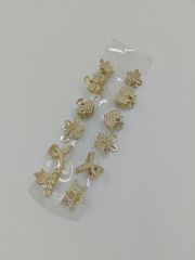 Taşlı Mandal Toka 12li (Adet:12.5TL) 2CM