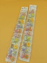 Figürlü Lastik Toka 10 Çift (Çift:10TL)