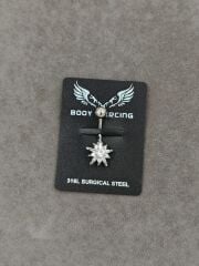 Çelik Göbek Piercing 12li (Adet:50TL) (Karışık Gönderilir)