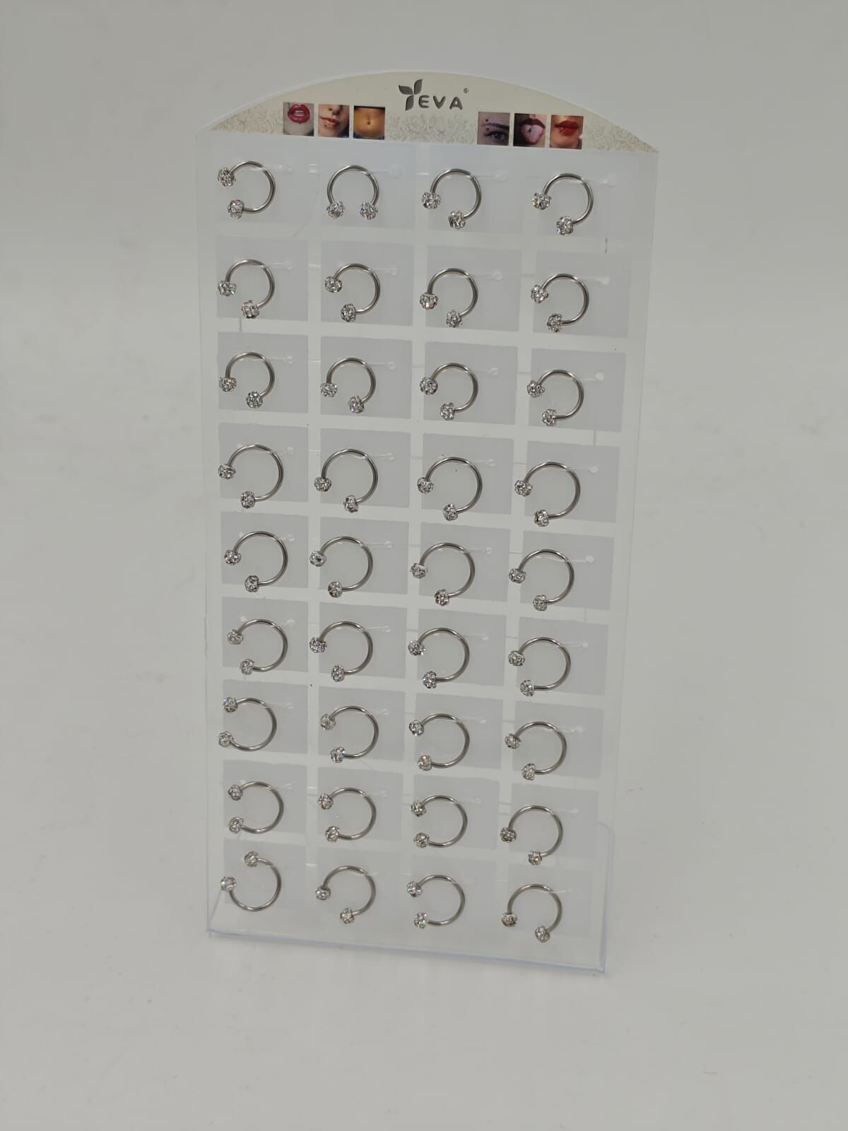 Taşlı Çelik Piercing 36lı (Adet:25TL)