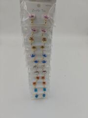 Sıkıştırmalı Çocuk Küpesi 12Çift (Çift:35TL)