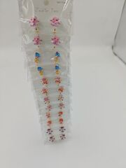 Sıkıştırmalı Çocuk Küpesi 12Çift (Çift:25TL)